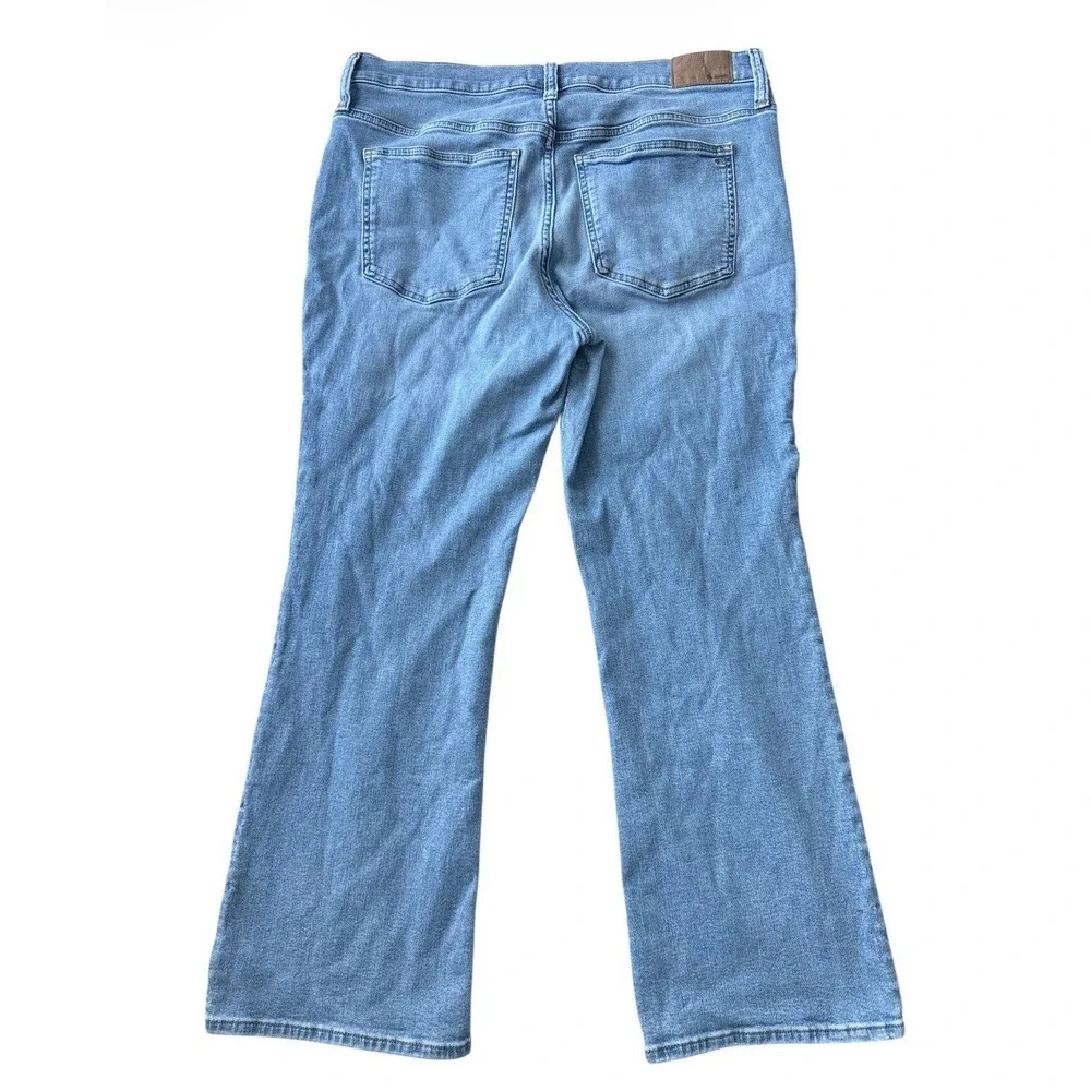 Madewell Mid-Rise Kick Out Jeans Womens 32 Blue Kick Flare‎ Stretch
